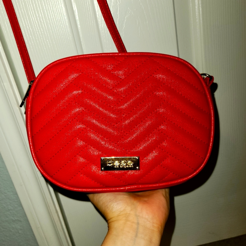 Bebe red crossbody